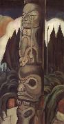 Emily Carr The Crying Totem oil painting